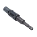Miniatyrbillede 8 af 8: Impact Tough Quick Release Bit Holder Selvlåsende skruetrækker forlængerstang 1/4in Hex Shank Black