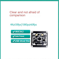 Miniatyrbillede 2 af 5: 12MP HD kamera 4K HD imx362 Modul USB2.0 Kameramodul, Autofokus