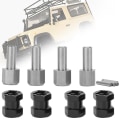 Miniatyrbild 7 av 8: RC-förlängningshjul Hex Hub-drivrutinsadapter Passar för D90 AX10 CC01 SCX10 F350 Svart