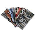 Miniatyrbilde 2 av 8: 7 stk 48x48cm kamuflasjetrykk stoff bomullsstoff for DIY håndverk sying quilting making materiale