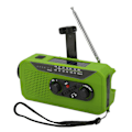 Miniatyrbild 6 av 8: Handvev Radio AM/FM/SOS Full Band USB Uppladdningsbar utomhus LED Solar Powered Emergency Radio Ficklampa