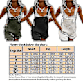 Miniatyrbillede 3 af 5: Bomuldslinned Ærmeløs Dame Jumpsuit Shorts XXXL Sort