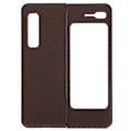 Pikkukuva 1 / 8: Samsung Galaxy Z Fold 1 W20 -puhelimen kotelo ABS-materiaalista, kattava suoja putoamisia ja naarmuja vastaan (ruskea)