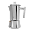 Miniatyrbillede 1 af 8: Kaffe-fremstillingskande i rustfrit stål, poleret kaffekande til komfur, køkkenredskab til induktionskomfur, 200 ml til 4 kopper