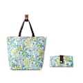 Miniatyrbillede 2 af 5: Bærbar Foldbar Vandtæt Printet Tote Taske Shopper Pung Skuldertaske Håndtaske Til Shopping|rejse|opbevaring Style-3