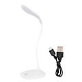 Pikkukuva 1 / 8: USB-joustava kaula LED-pöytävalaisin himmennettävä kosketuskytkin yölukulamppu