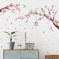 Miniatyrbillede 3 af 5: Et sæt vægklistermærker med blomstergrene til køkken, soveværelse og stue