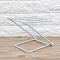Miniatyrbild 5 av 8: Plast Tjock Stabil Vikbar Handduksduk Disktrasa Rack Organizer Hållare Kök (Grå)