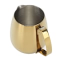 Miniatyrbilde 2 av 8: Kaffe Melk Kopp Rustfritt Stål Melkeskummer Mugg Cappuccino Latte Art Melk Mugg Gull 350ml