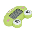 Miniatyrbillede 7 af 8: Tegneserie Digital Timer ABS Bærbar Letvægts Nem at Bruge Sød Tegneserie Timer til Køkken Madlavning Grøn Frø