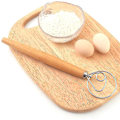 Miniatyrbillede 3 af 4: Melangemaskine med Eg Træhåndtag - 13 Tommer, Rustfrit Stål Spiral Æggepisker