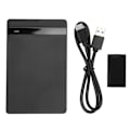 Miniatyrbild 1 av 8: 2,5-tums hårddiskhölje USB3.0 Plug and Play mobilt HDD-hölje externt HDD-höljesadapter för Windows för OS svart