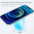 Pikkukuva 5 / 7: Magneettinen langaton laturi Nopea langaton latausalusta Yhteensopiva iPhone 12:lle