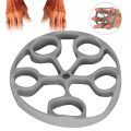 Miniatyrbillede 5 af 8: Silikone Håndgreb Forstærker Finger Styrketræning Øvelse Ring modstand LoopGray 60LB
