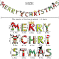 Miniatyrbilde 5 av 5: Julebannerdekorasjon Julegirlanderbanner God Jul Banner