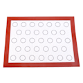 Miniatyrbillede 2 af 8: Nonstick Silikone Bagemåtte Ovn Bagværk Liner Macaron Kage Cookie Sheet Køkken (rød)
