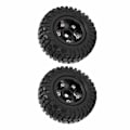 Miniatyrbilde 5 av 8: 2 stk. RC-hjul i metall, reservedeler for fjernstyrte biler for Axial SCX24 90081Black
