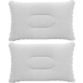 Miniatyrbild 1 av 5: Uppblåsbara Kuddar X2 Multipack med Uppblåsbara Kuddar Perfekt för Resor/Camping/Utomhus/Fiske - Blås Upp Kudde - Twin Pack Zekai