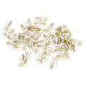 Miniatyrbillede 6 af 8: 100 stk Fancy papirclips Store plastikbeklædte tråd Multi Purpose Pen-formede papirclips til hjemmeskolekontoret