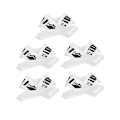 Miniatyrbild 8 av 8: 5-pack examensband i satin med text och fotorekvisita, vit