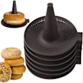 Miniatyrbillede 1 af 5: Silikoneforme, Donutform til bagning, Donutpander sæt, 6 stk. kageforme til bagels og doughnut kagepander ZD E