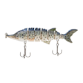 Miniatyrbillede 5 af 8: 11 cm kunstig fiskeagn af plast, flerdelt synkende wobbler kroge gear (JM040-1)