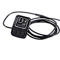 Miniatyrbilde 4 av 5: Elektrisk Sykkel Display G20 LCD Display Kontroll 24V 36V 48V Hastighetsmåler Speedometer Kablet SM-kontakt