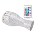 Miniatyrbillede 6 af 8: Krystal Diamantlampe Kronblad Rose Lys og Skygge Diamant Touch Lamper RGB16 Farve Til Soveværelse Stue