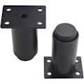 Miniatyrbilde 2 av 5: Justerbare møbelben i metall - Ideell for bord, seng, sofa (8-12 cm, svart)