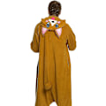 Pikkukuva 4 / 5: Eläin- ja merieläinpehmoinen cosplay-asu - Aikuisten Halloween-asu Funziez! X-Large Brown