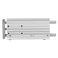 Miniatyrbillede 7 af 8: Pneumatisk luftcylinder tynd med 3 styrestænger aluminiumlegering hardware MGPM12X100