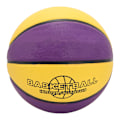 Miniatyrbilde 1 av 8: Gummi Basketball Gummi Gul Lilla Mjuk Beröring Lätt Att Greppa Sport Basketboll för Barn Ungdom Pojkar Flickor Storlek 7 9,7in