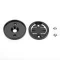Miniatyrbillede 5 af 8: Cykelstamme Top Cap Computer Stopur Holder til Garmin/Bryton/Cateye (sort)
