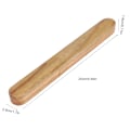 Miniatyrbillede 8 af 8: Bærbare træspisepinde Træk spisepinde ud Chopsticks Box Case Bestik Service Lys træfarve