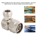 Miniatyrbilde 5 av 7: N Hann til N Hunn rettvinklet adapter - 2 stk, 50ohm, N-kontakt