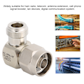 Miniatyrbillede 5 af 7: N han til N hun retvinklet adapter - 2 stk, 50 ohm, N stik