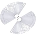Miniatyrbillede 1 af 5: Neglelak Farveprøve Display Stativ med 100 stk. Falske Negle Farveprøve Display Sticks - Transparent