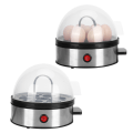 Miniatyrbild 7 av 8: Elektrisk Äggångkokare Mini Rostfritt Stål Äggkokmaskin Köksredskap EU 220V