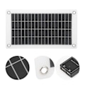 Miniatyrbillede 8 af 8: 10W 18V Solcellepanel Modul 12V Telefonoplader SemiFleksibel Dual USbDC Output