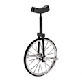 Miniatyrbillede 6 af 8: Mini unicykel model i høj simulation holdbar robust legering udsøgt design bred anvendelighed mini unicykel ornament