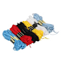 Miniatyrbillede 1 af 8: 60 stk. broderigarn blødt silkeblødt dobbelt merceriseret perlemor glans DIY bomuldsmaterial armbåndstråd til snorekunst