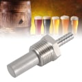 Miniatyrbillede 4 af 8: 1/2" MPT Oxygen Stone 1/4' Barb Inline Carbonation Beluftning Homebrew Stone (0,5 Micron)