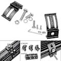 Miniatyrbilde 5 av 5: Universell LED Lysbar Brakett Klemme Lampestativ Passer For ATV SUV Lastebil