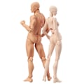 Miniatyrbillede 7 af 8: Leddeløse Mannequiner Menneskelige Krop Modeller PVC Bevægelige Action Figur Modeller Gaver
