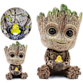 Miniatyrbild 3 av 5: 2025 Lämplig Planteringskruka, Baby Groot Fågelbo-Modell Suckulent Planteringskruka Söt Grön Växtkruka Groot Blomkruka
