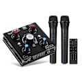 Miniatyrbillede 1 af 5: Dobbelt Mikrofon Karaoke Maskine Bluetooth 5.0 Lyd Effektforstærker