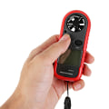 Miniatyrbild 6 av 8: LCD Digital Pocket Vindmätare Temperatur Anemometer Tester Larm 0- 30m/s