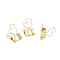 Miniatyrbillede 2 af 8: 20 stk. papirclips med stærk klemkraft, holdbart jern, lille ande-design, bred anvendelse, små binderclips, guld