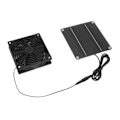 Miniatyrbild 4 av 8: Solpanel fläktkit monokristallint kisel 2200RPM solcellsfläkt med skyddande lock för växthus