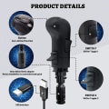 Miniatyrbilde 6 av 7: USB Simulator Shifter Professional PC Racing Shifter for Logitech G25 G27 G29H G920 G923 for Thrustmaster for TH8A